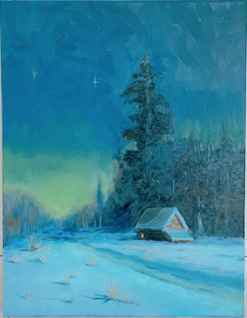 Winter painting